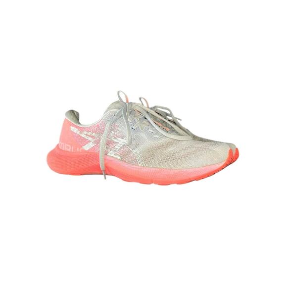 Womens Asics Gel Nimbus Lite 2 Cushioned Running Shoes Size 9.5 Gray Pink B9 - Picture 3 of 6